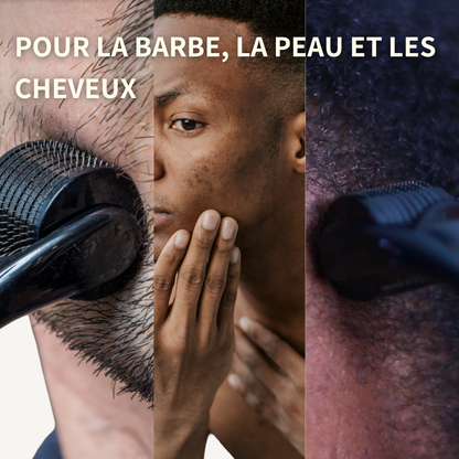 Dermaroller 0,5mm 540 micro aiguilles - Microneedling pour la barbe, les cheveux et le visage
