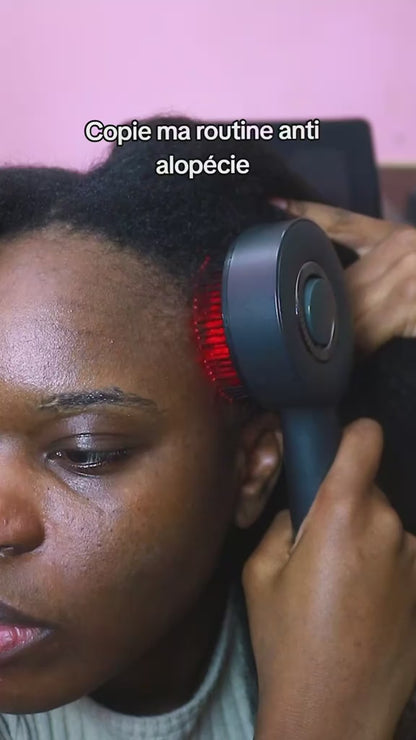 LumiBrush - Brosse de massage pour la pousse des cheveux